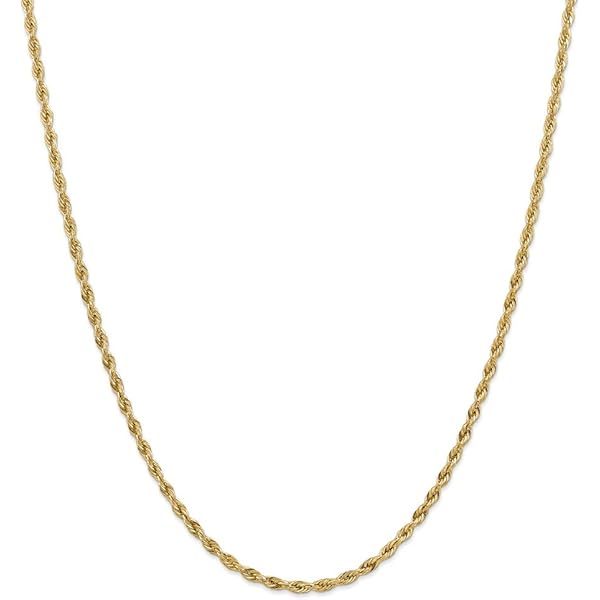 Amazon.com: 14K Yellow Gold 1.5mm Parisian Wheat Chain 20 Inch